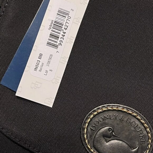 Dooney & Burke Black Nylon Backpack NWT main image 5
